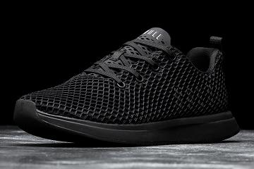 Men's Nobull Mesh Running Shoes Black | SG H2088A